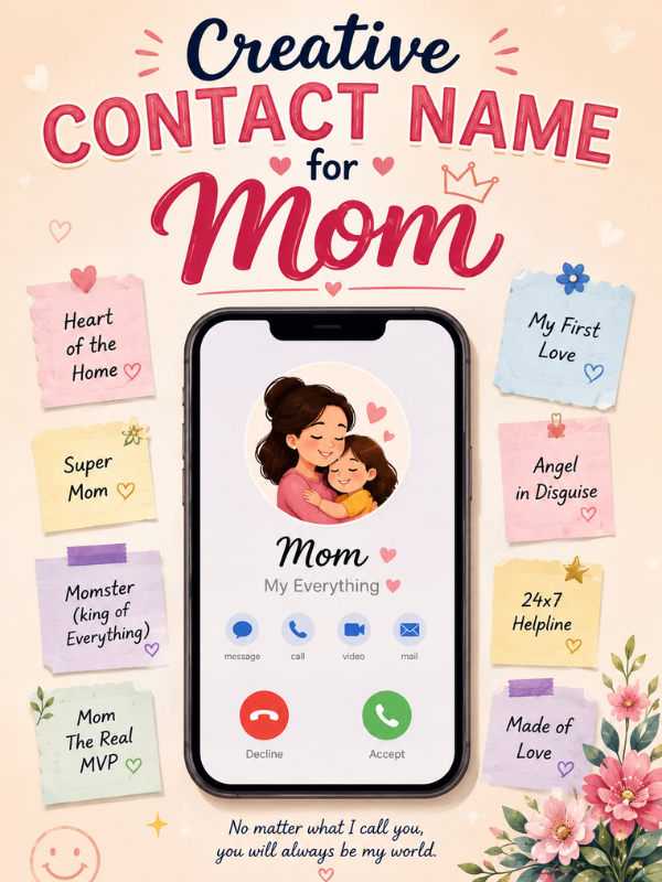 Contact Names for Mom
