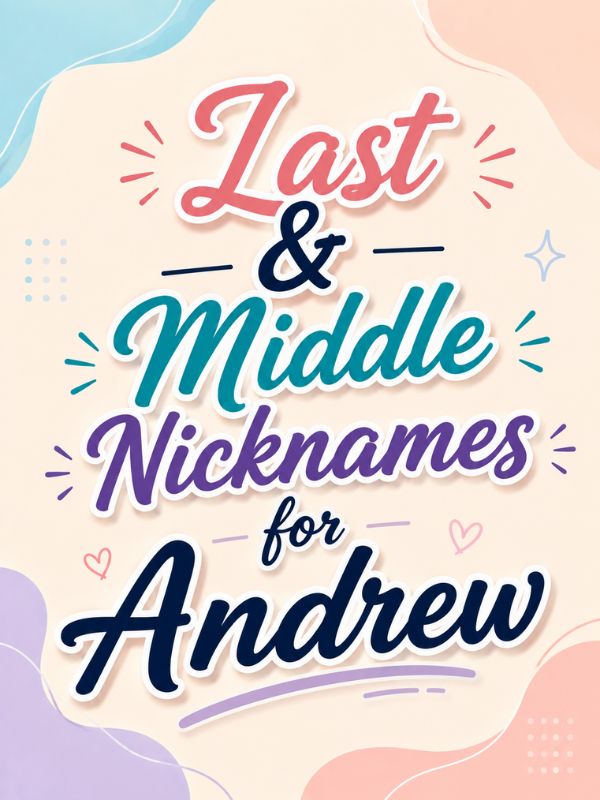 Nicknames for Andrew (2)
