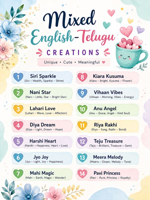 Nicknames for Boyfriend in Telugu (3)