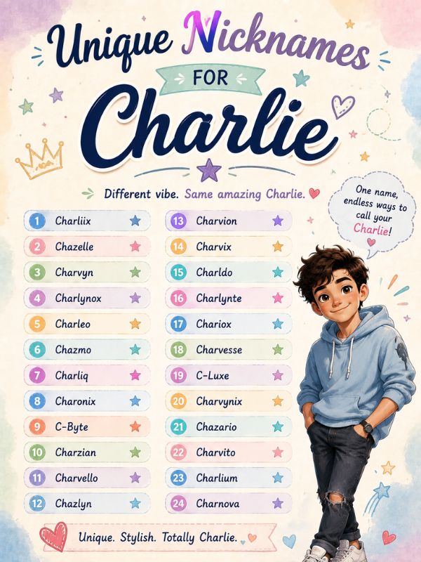 Nicknames for Charlie (11)