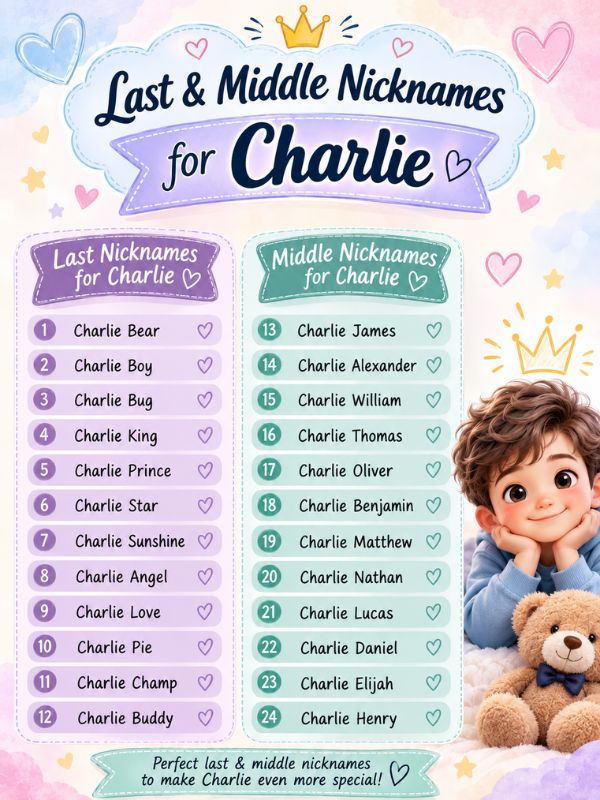 Nicknames for Charlie (3)