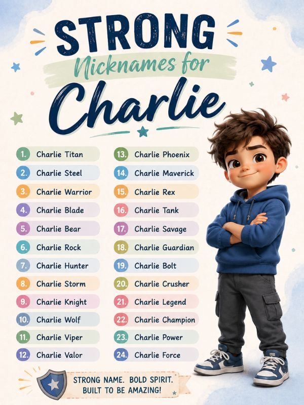 Nicknames for Charlie (4)