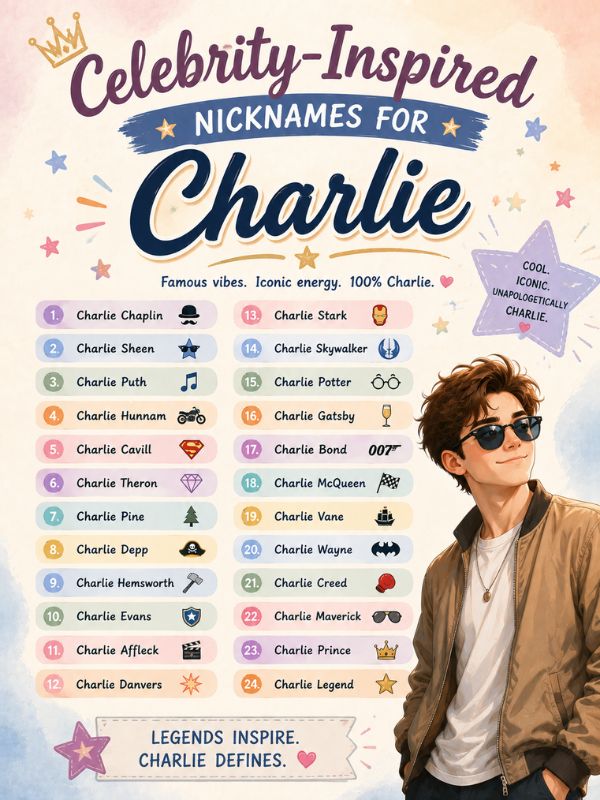Nicknames for Charlie (8)