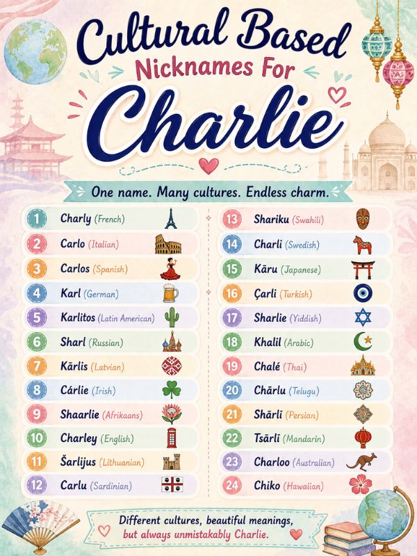 Nicknames for Charlie (9)