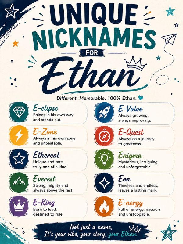Nicknames for Ethan (10)