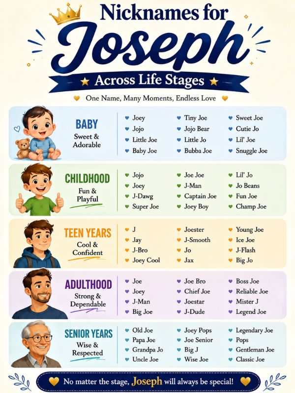 Nicknames for Joseph