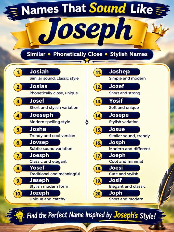 Nicknames for Joseph (11)