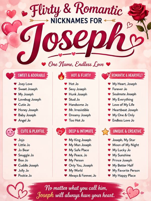 Nicknames for Joseph (3)