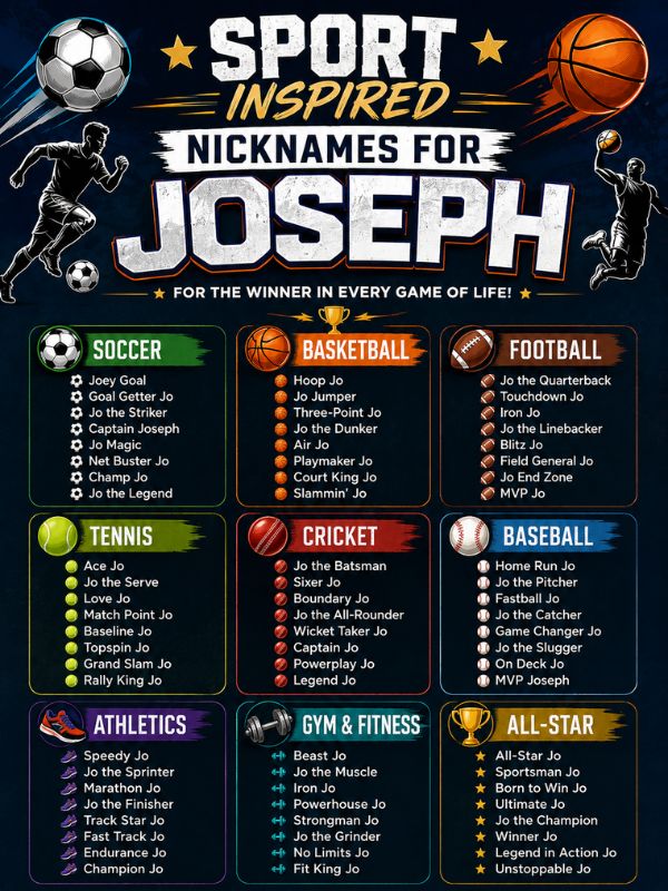 Nicknames for Joseph (5)