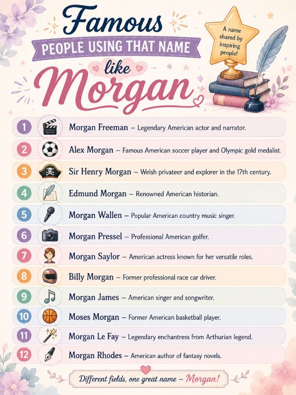 Nicknames for Morgan (1)