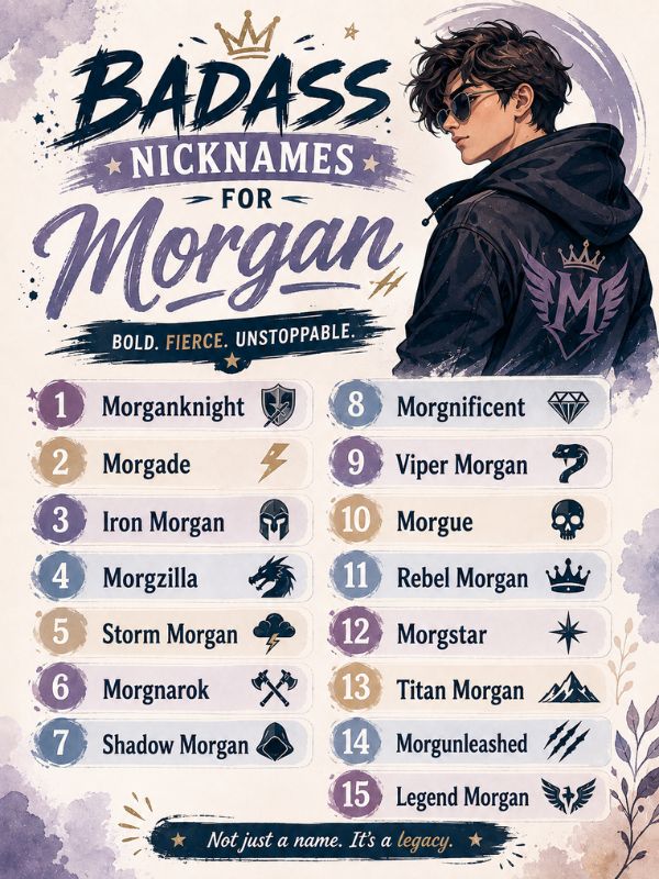 Nicknames for Morgan (4)