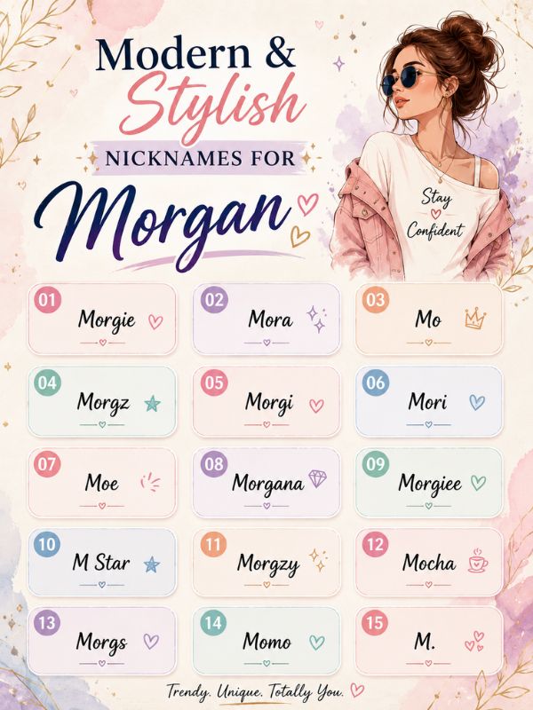 Nicknames for Morgan (7)
