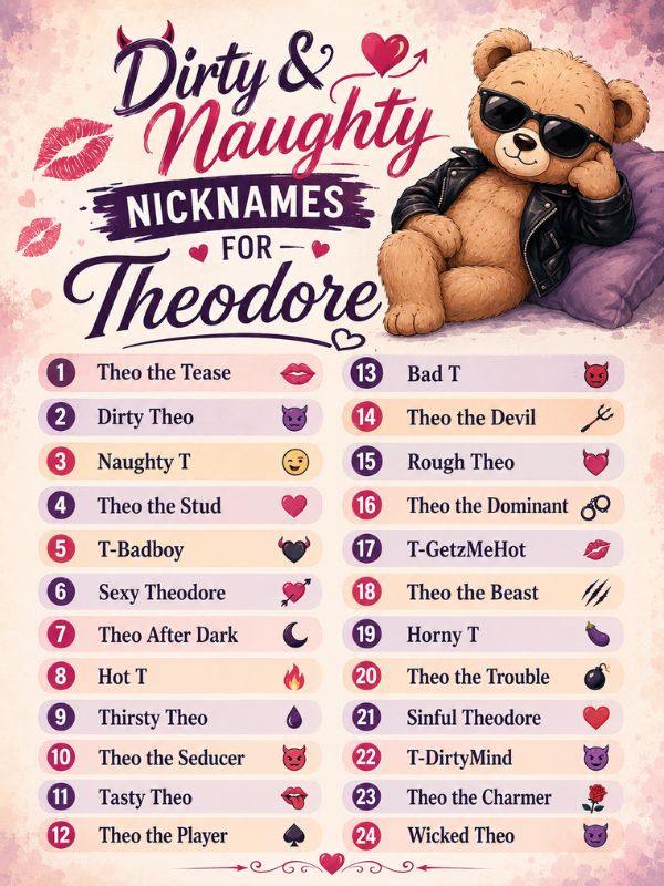 Nicknames for Theodore (5)