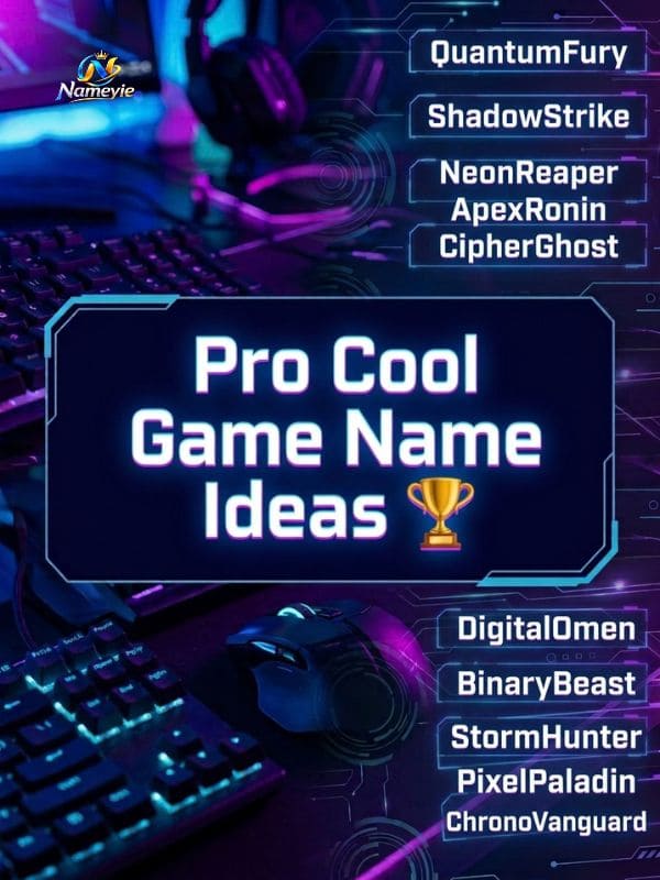 Cool Game Names