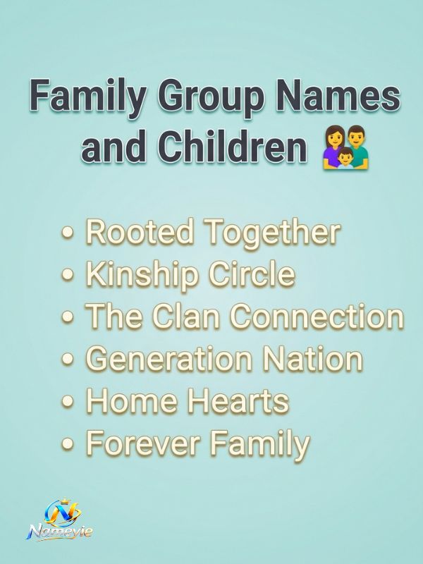 Family Group Names 