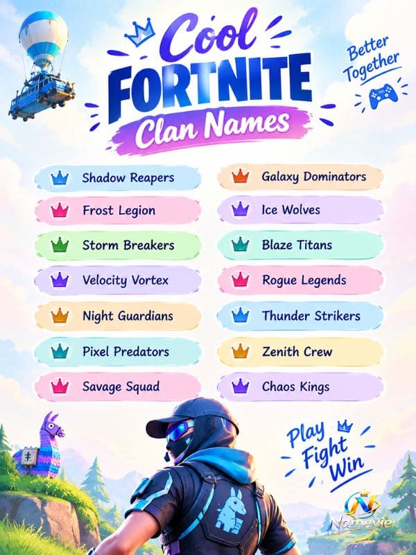 Fortnite Clan Names
