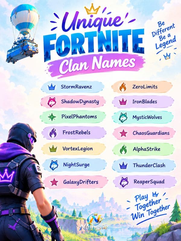 Fortnite Clan Names