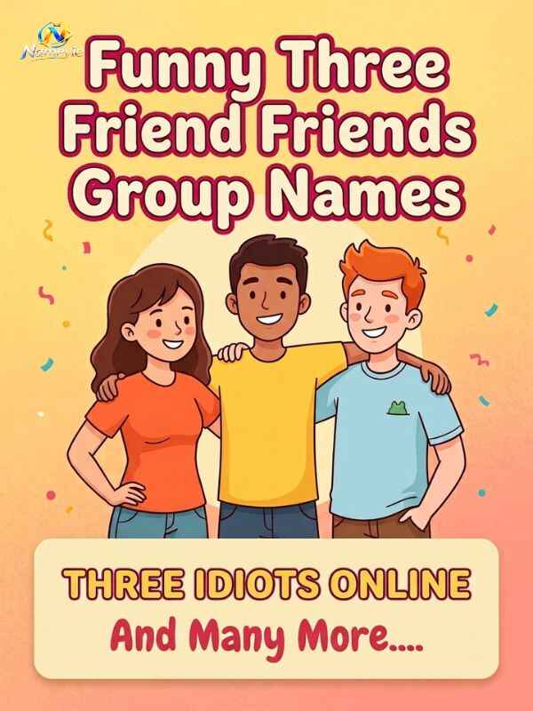 Funny Three Friends Group Names