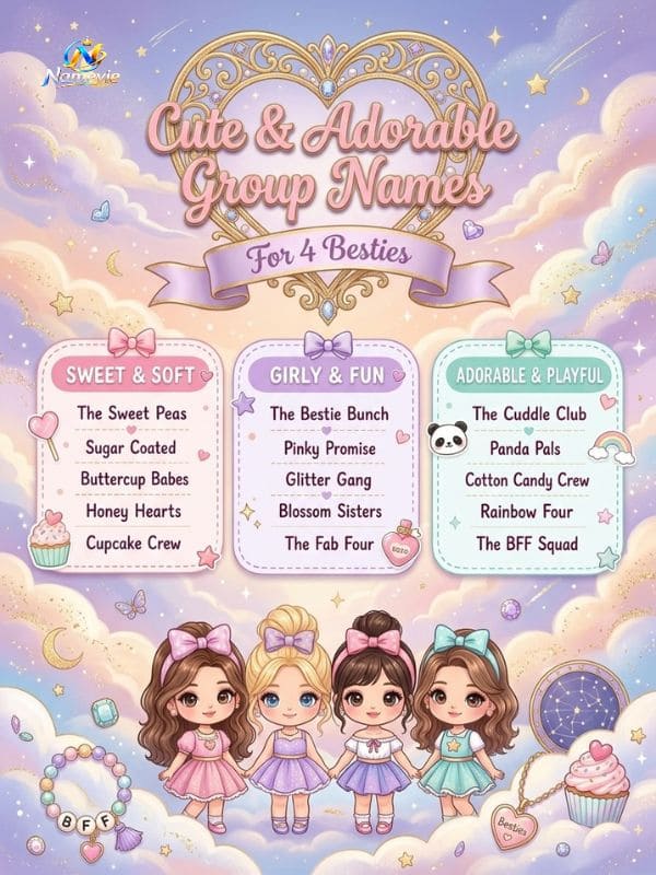 Group Names for 4 Girls 