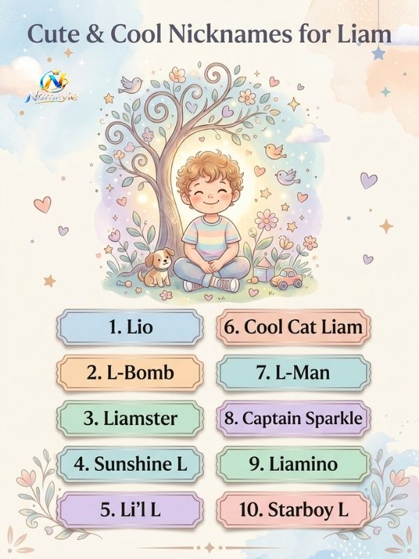 Nicknames for Liam (2)
