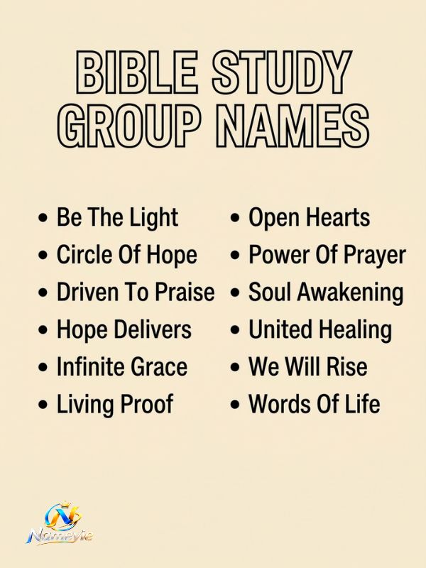 Study Group Names 