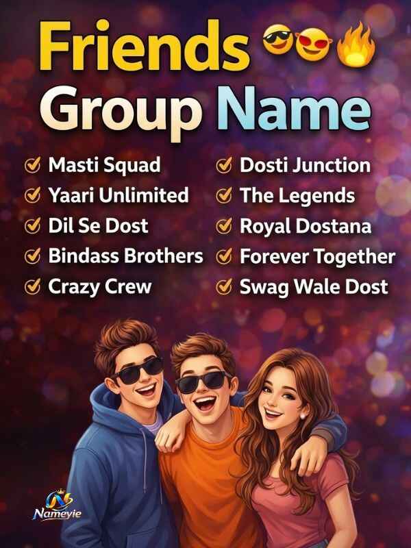 Unique Group Names for Friends