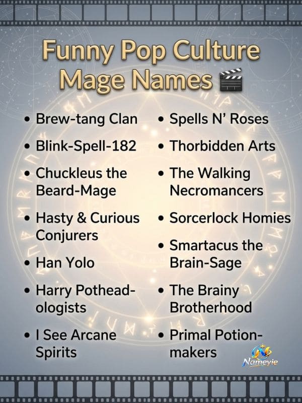 Funny Mage Names