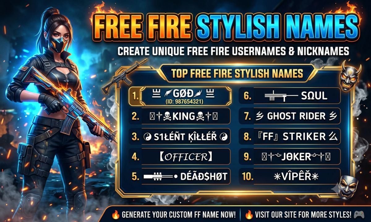 FreeFire Stylish Names