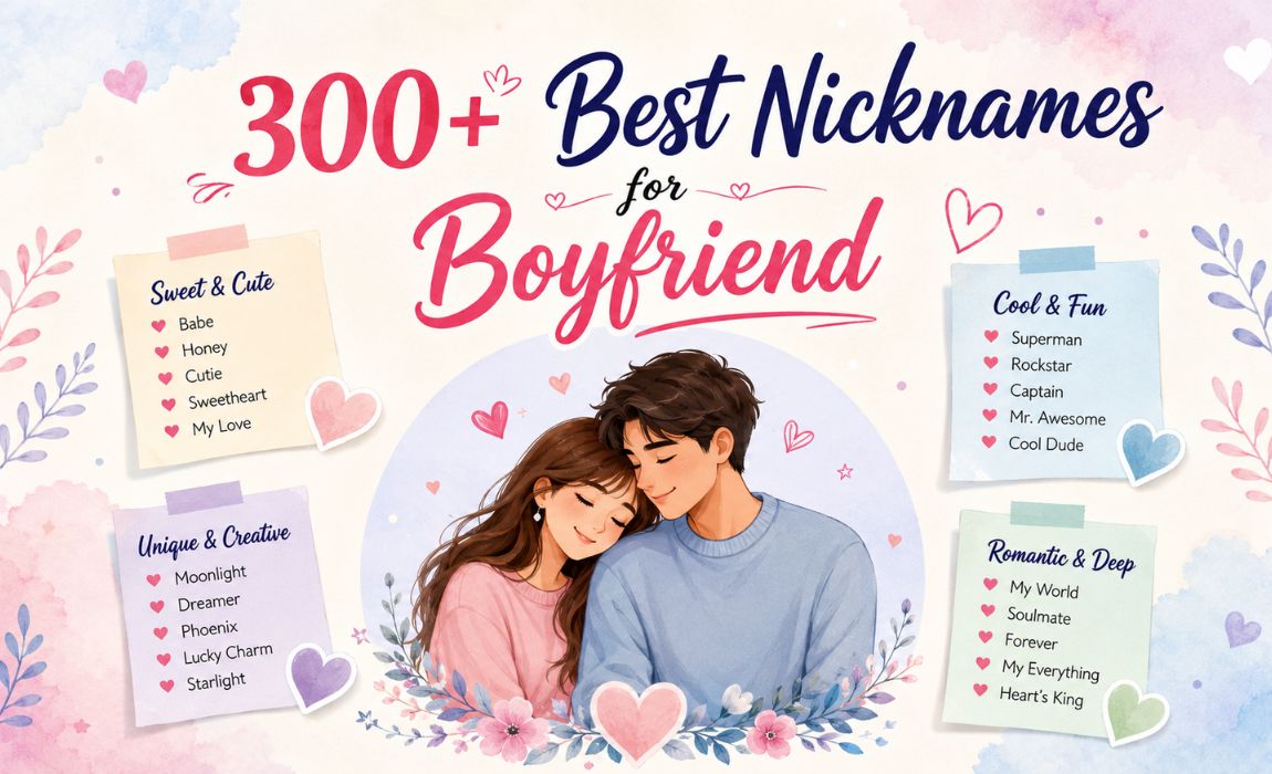 _Nicknames for Boyfriend