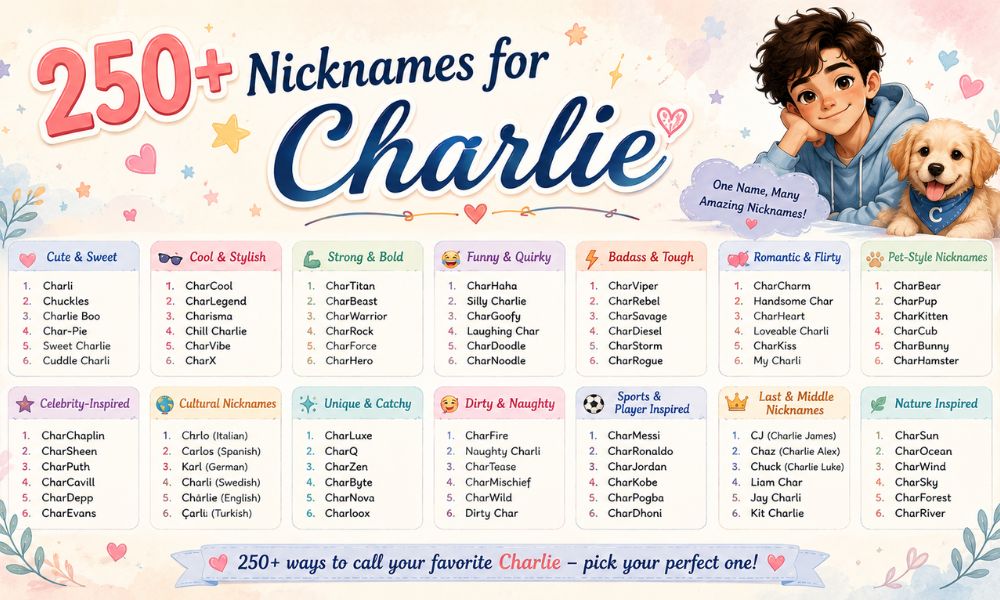 Nicknames for Charlie