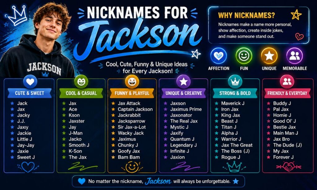 _Nicknames for Jackson