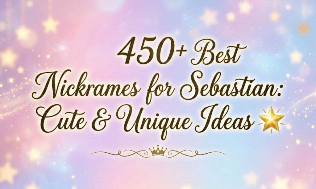Nicknames for Sebastian (1)
