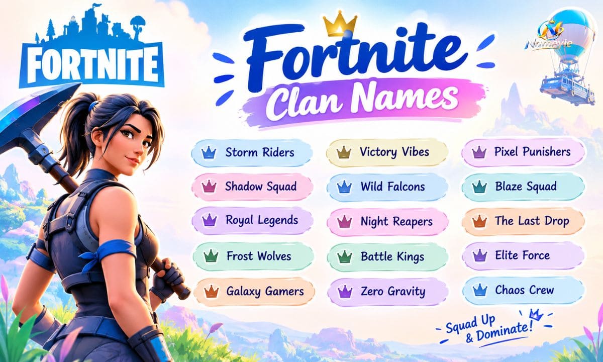Fortnite Clan Names