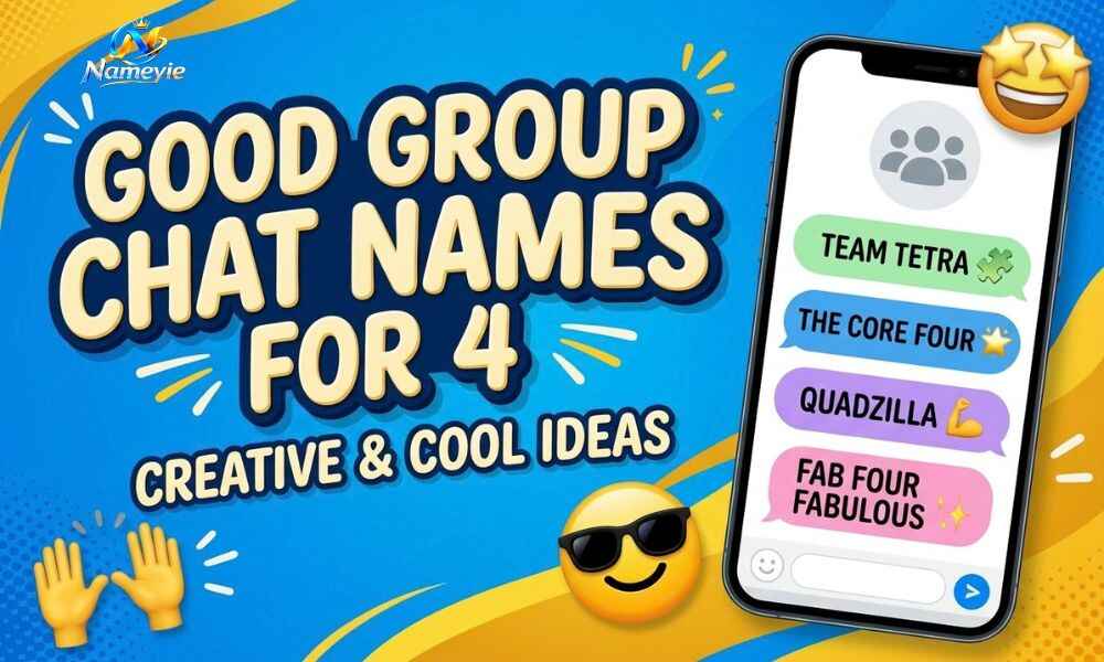 Good Group Chat Names 4