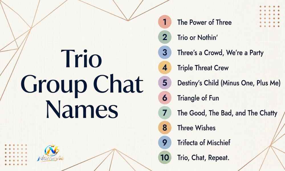 Trio Group Chat Names