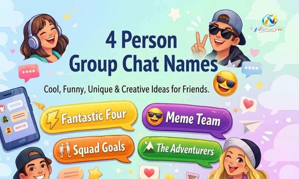 4 Person Group Chat Names